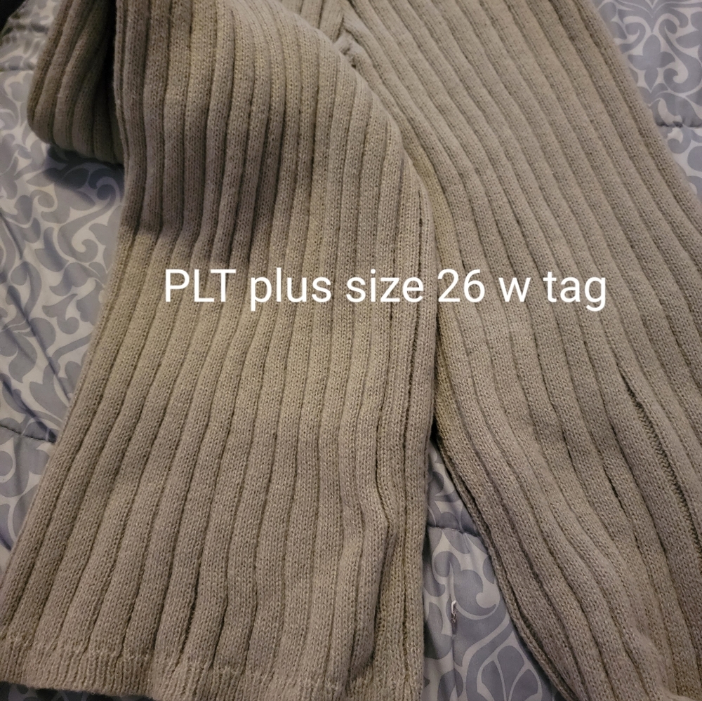Thick wide leg pants